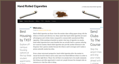 Desktop Screenshot of handrolledcigarettes.com